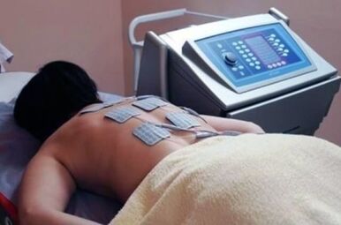 Thoracic osteochondrosis is effectively treated with electrophoresis