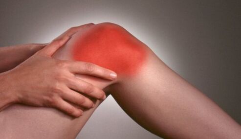 knee pain due to arthrosis